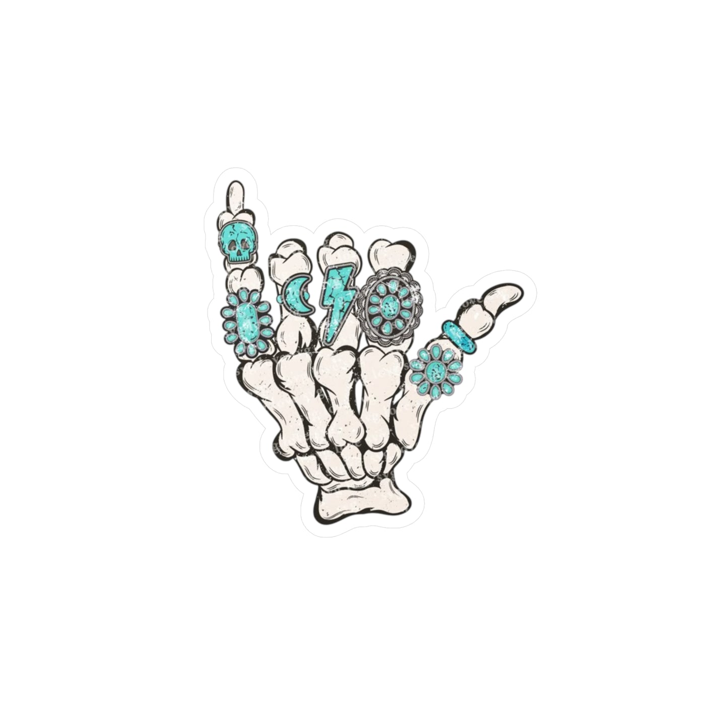 Hang loose turquoise / sticker