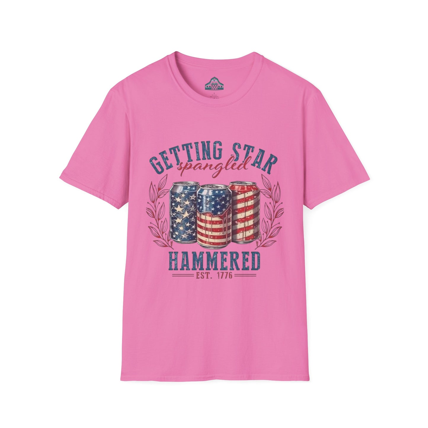 Getting star spangled hammered/ unisex Tshirt