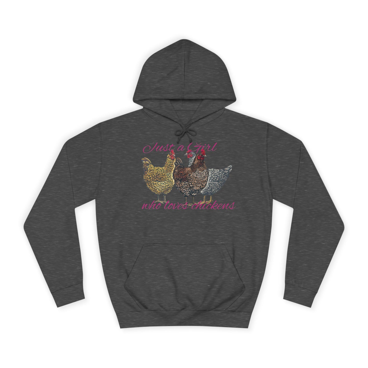 Girl who loves chickens Hoodie