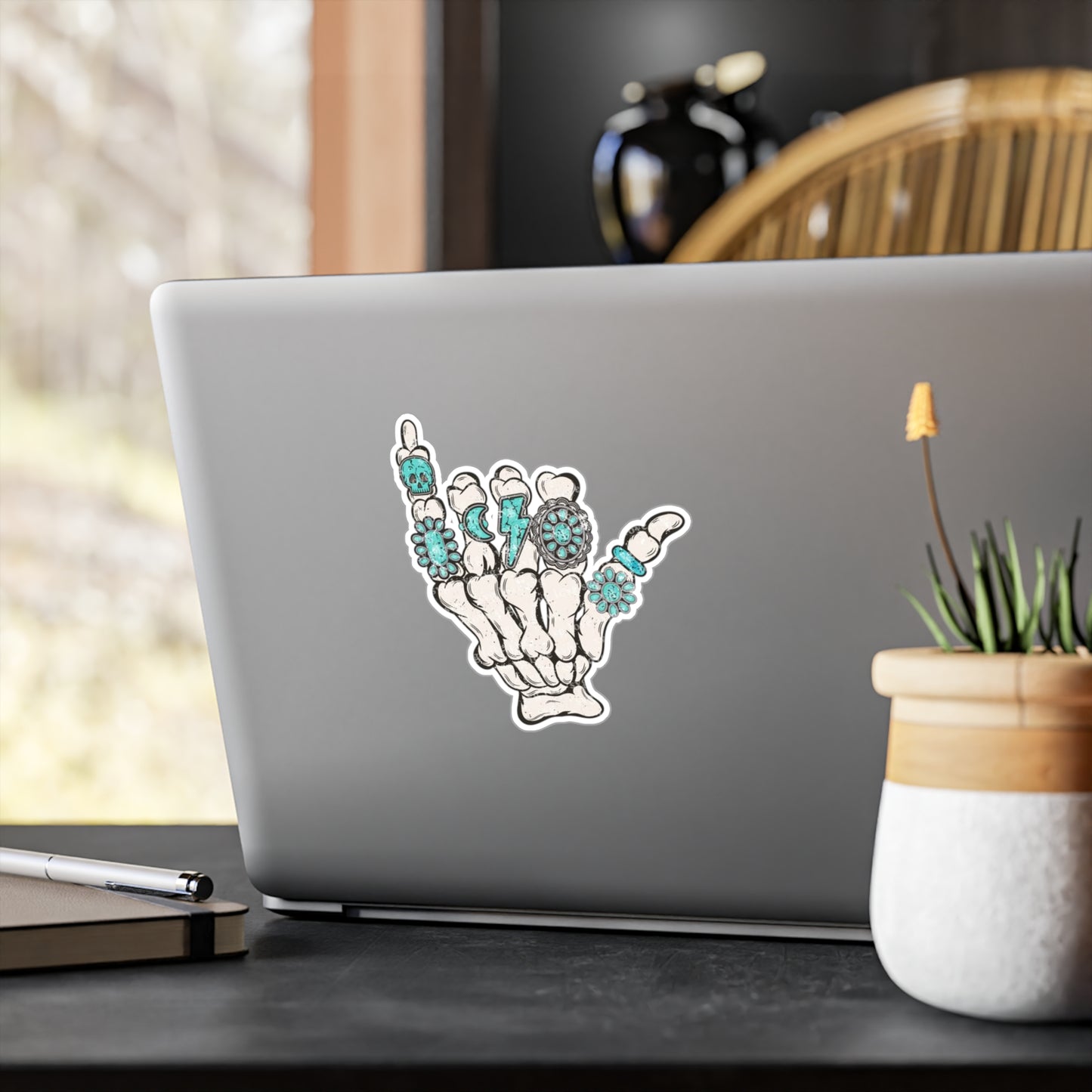Hang loose turquoise / sticker