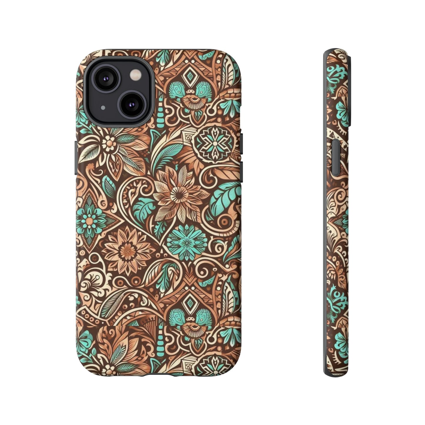 Leather & Turquoise / Tough Cases