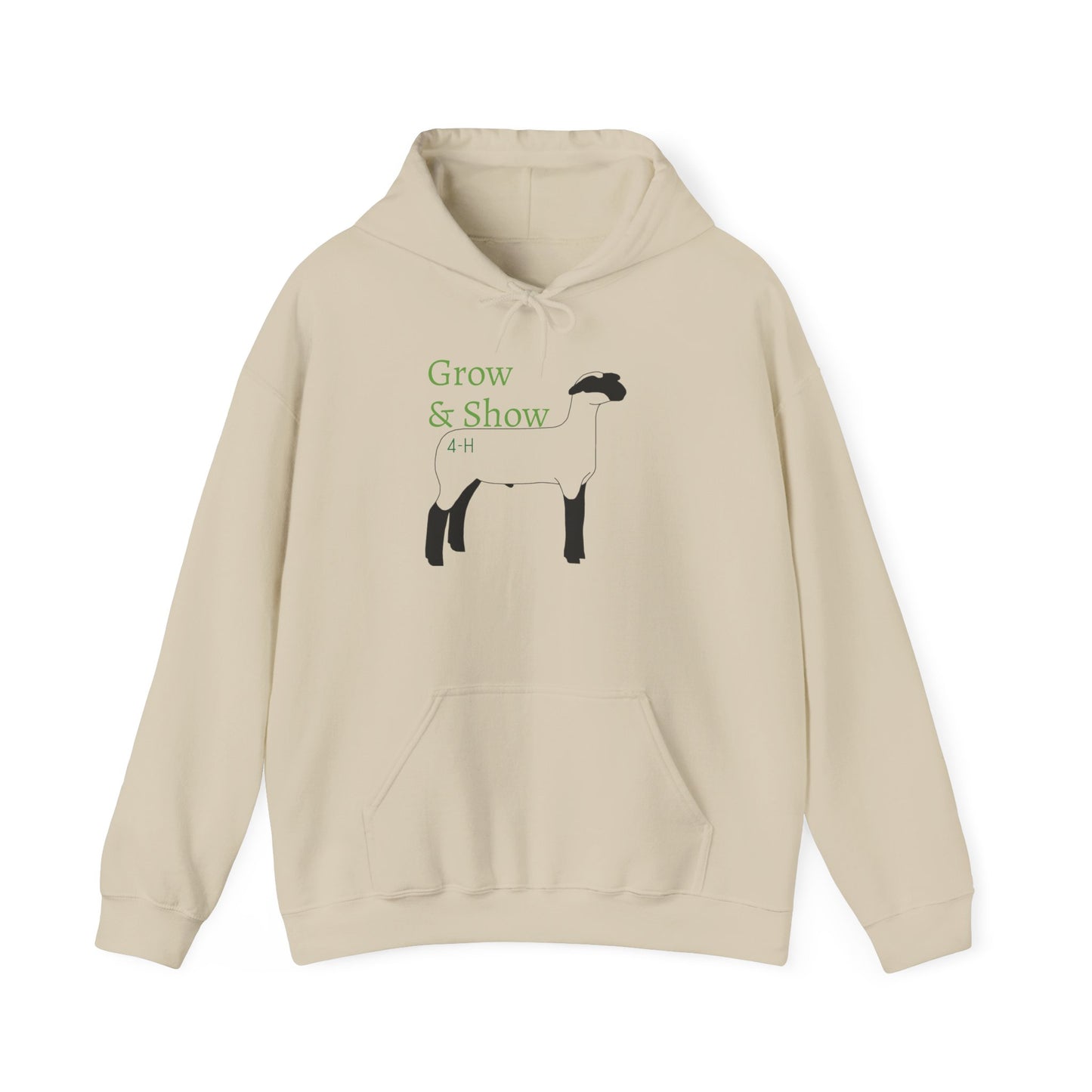 Grow and show 4h hoodie-sheep