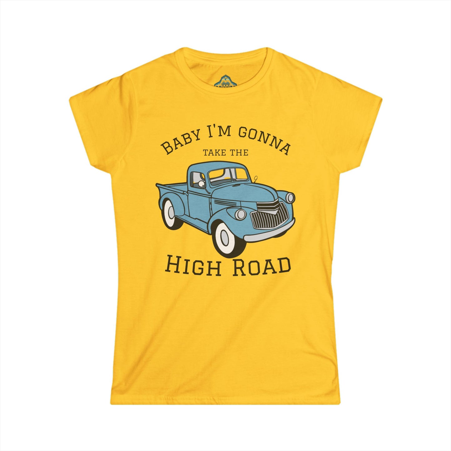 High road & old pickup/ Tshirt