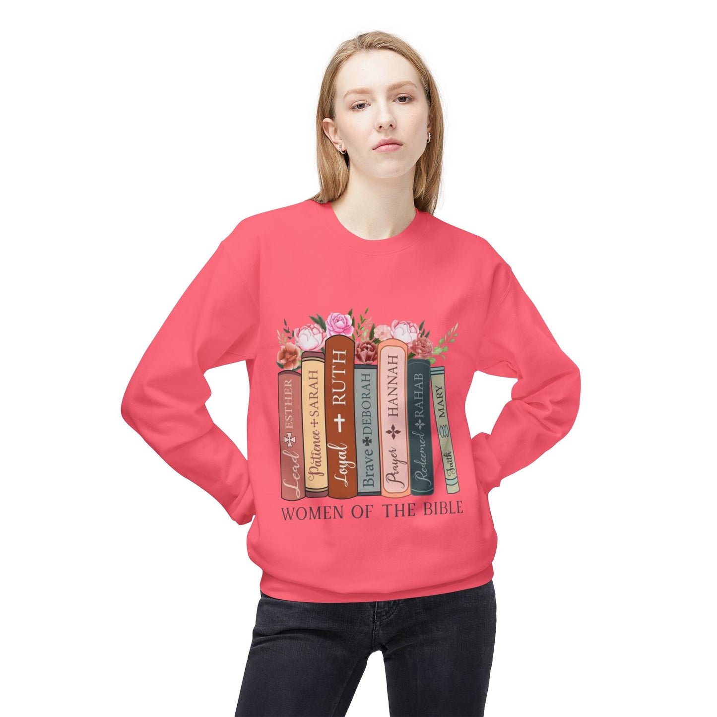 Women of the Bible / Midweight fleece Sweatshirt