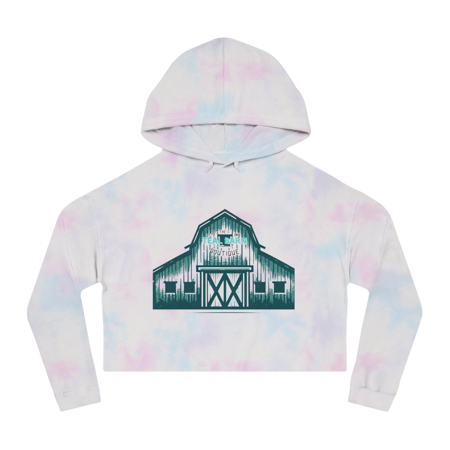 Teal Barn Boutique cropped hoodie