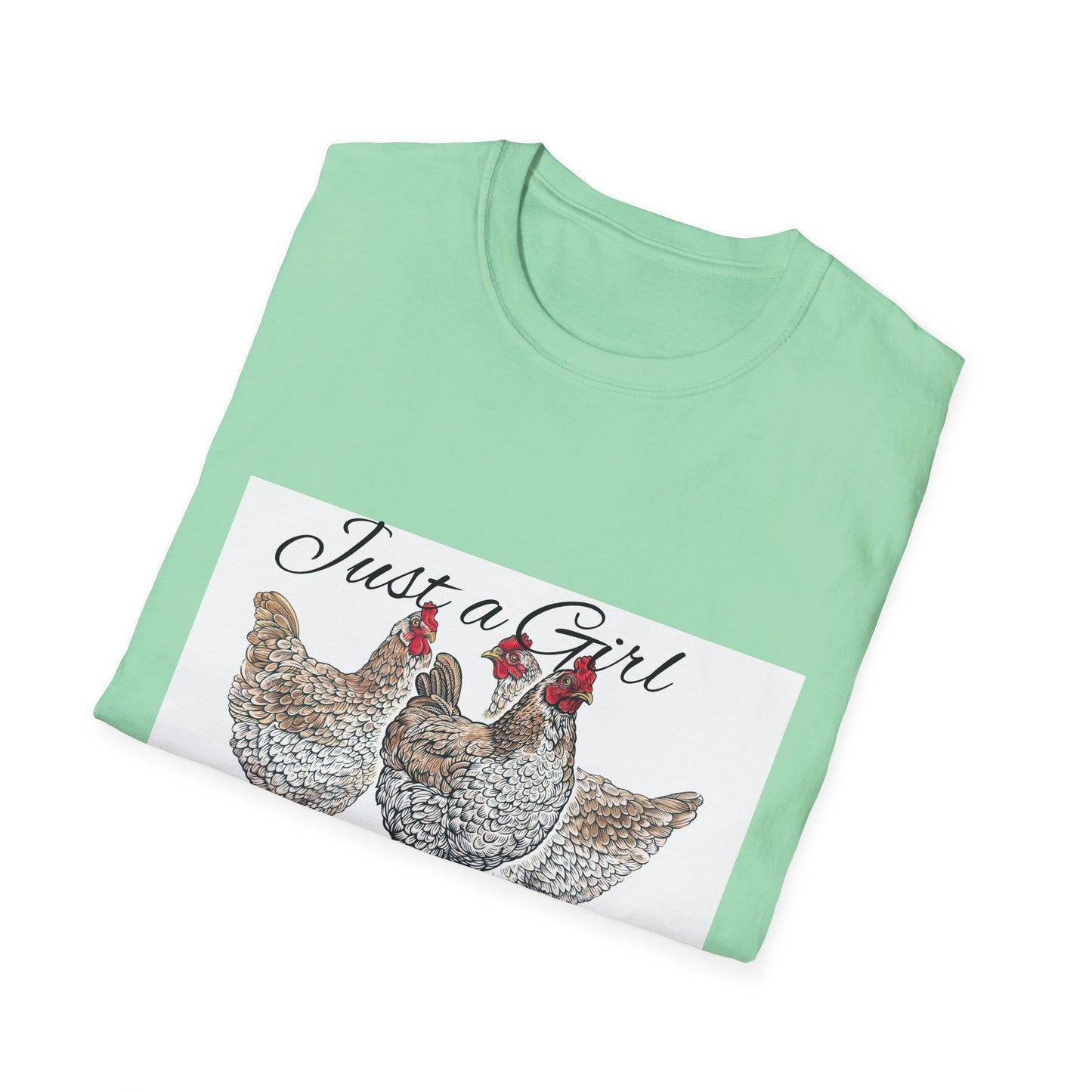 Girl who loves chickens T-shirt