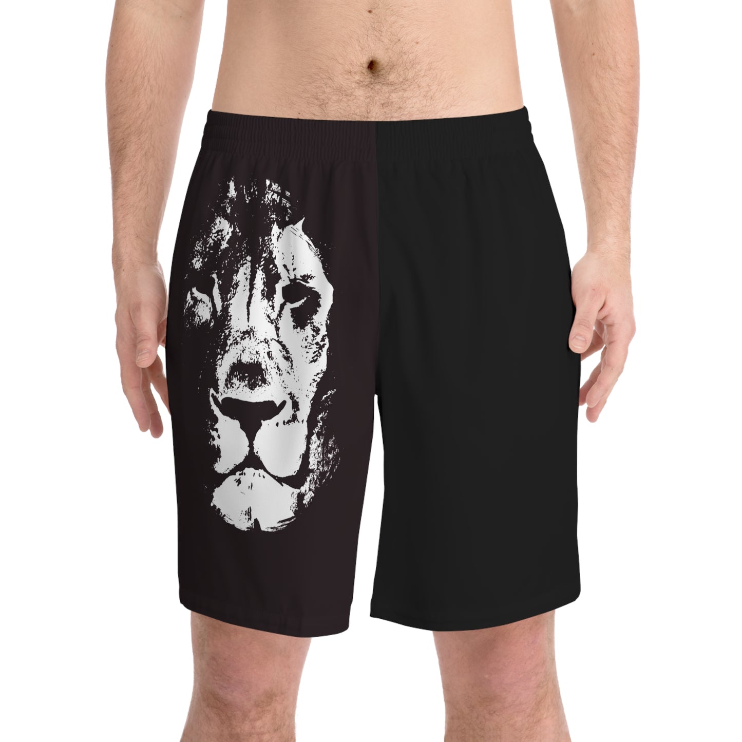 Men's Elastic Beach Shorts (AOP)