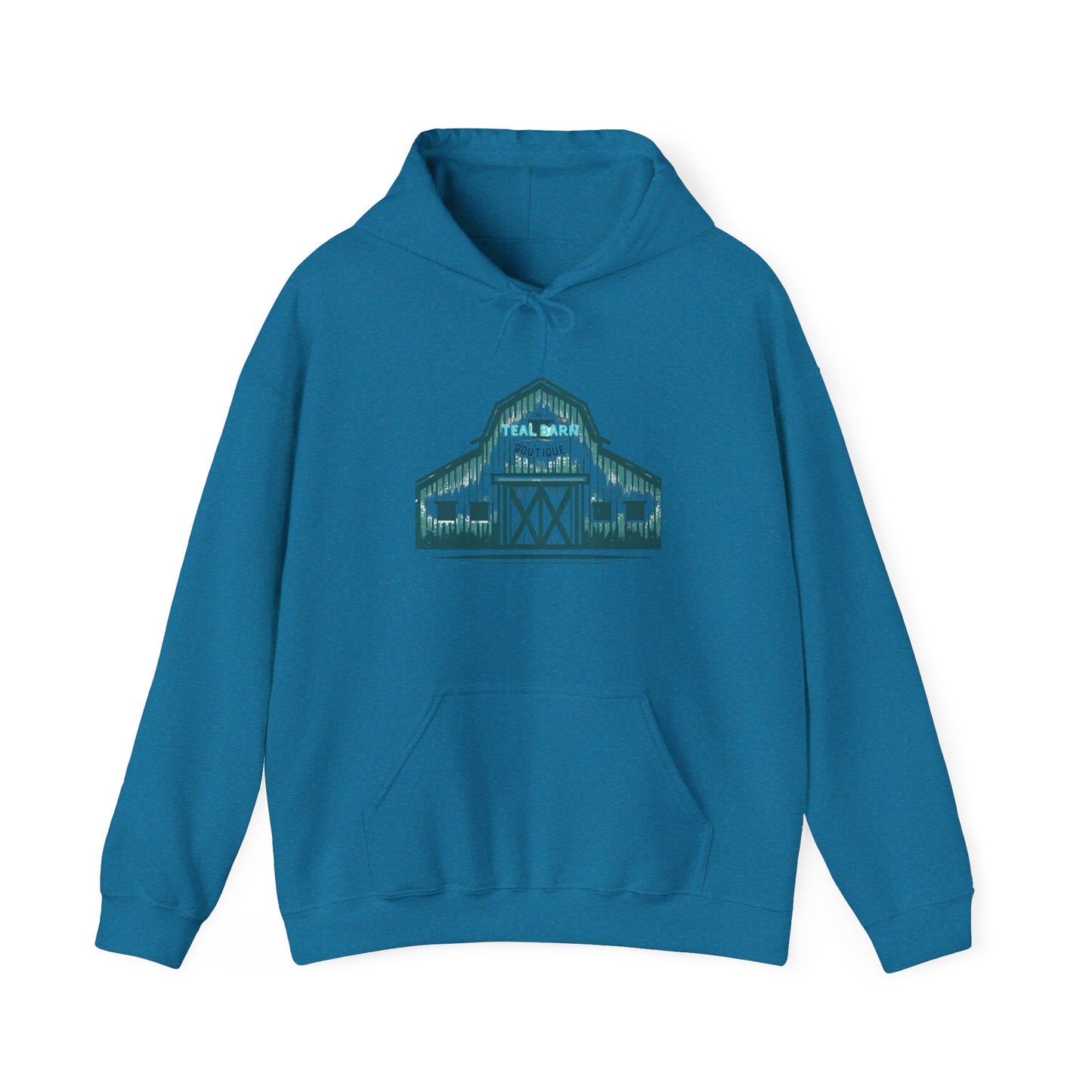 Teal Barn hoodie