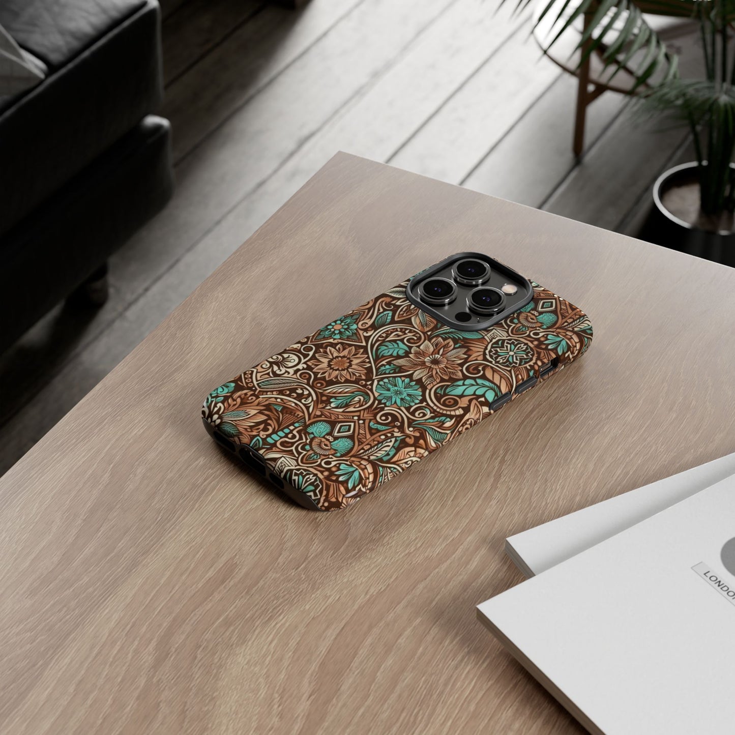 Leather & Turquoise / Tough Cases