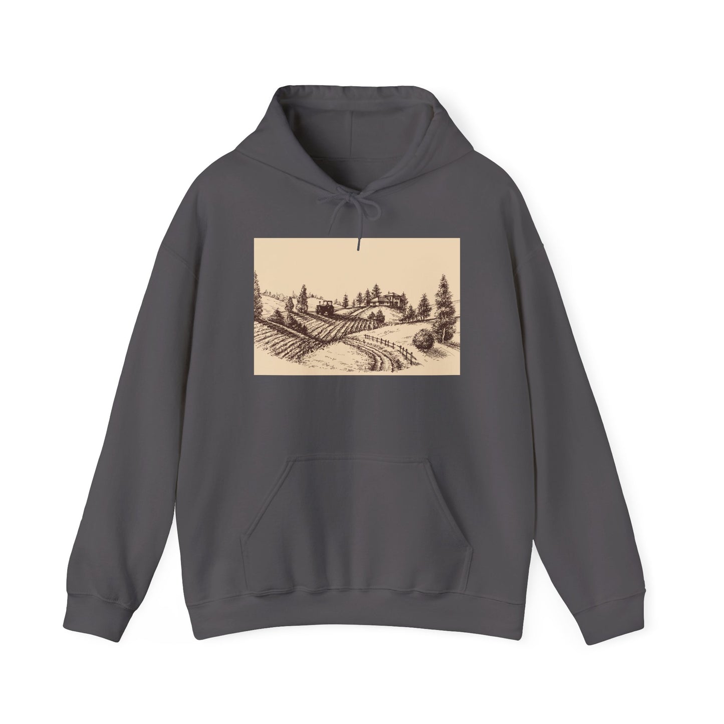 Vintage farm scene