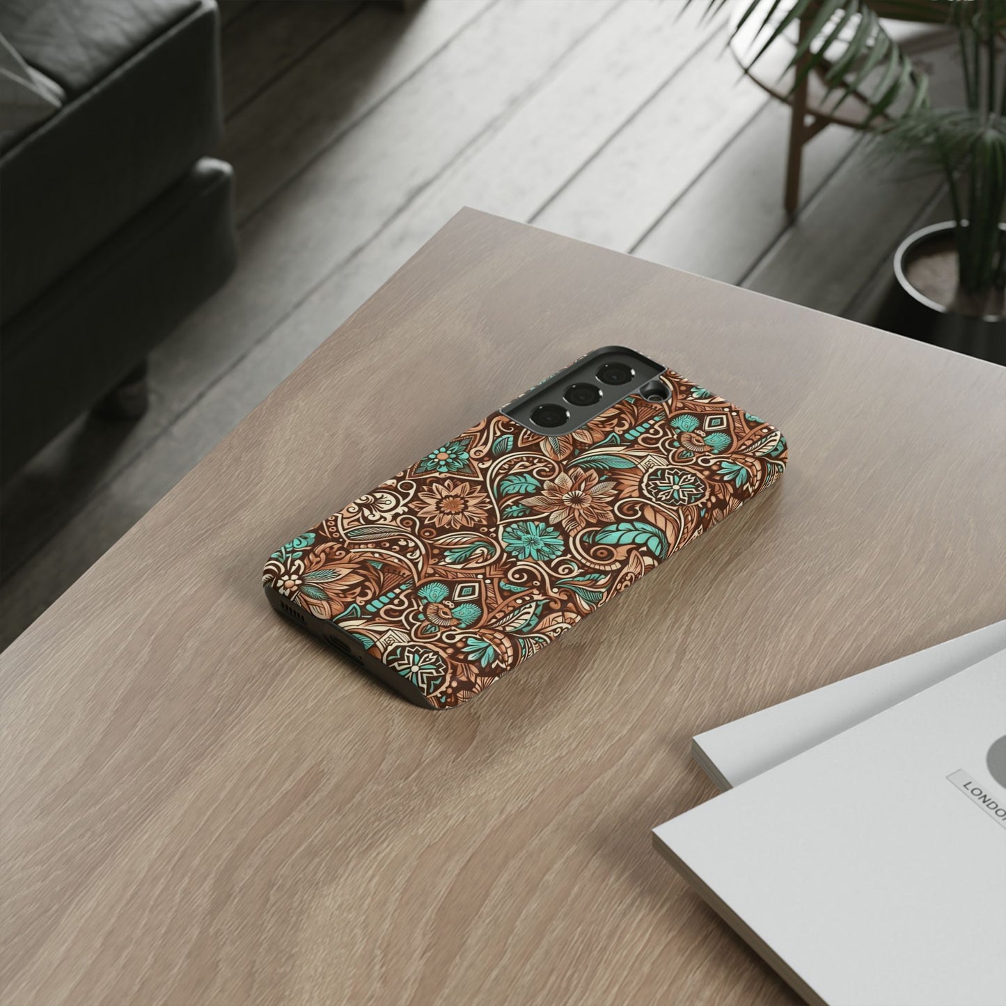 Leather & Turquoise / Tough Cases