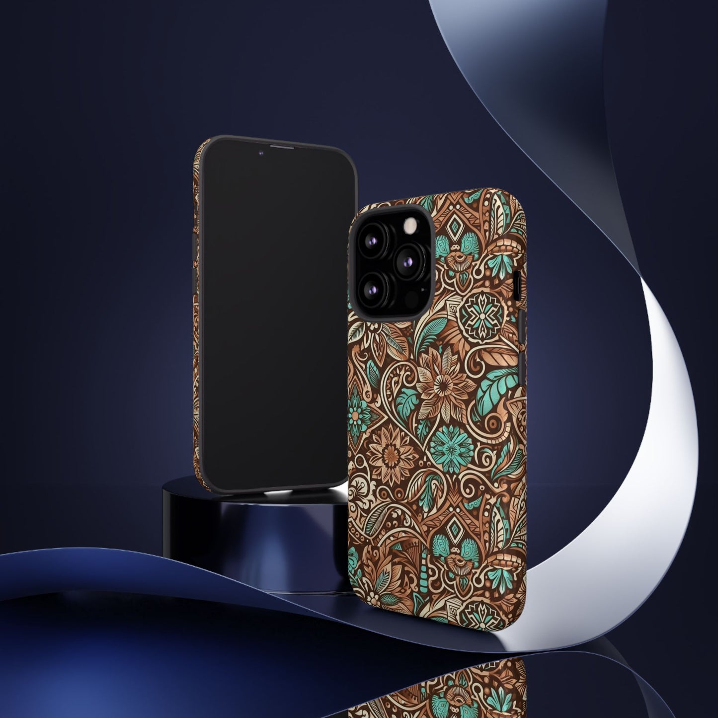 Leather & Turquoise / Tough Cases