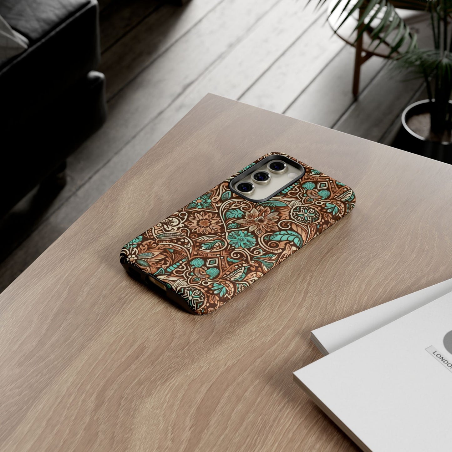 Leather & Turquoise / Tough Cases