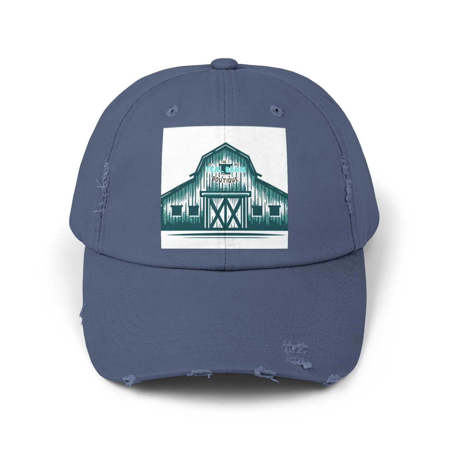 Teal barn logo cap