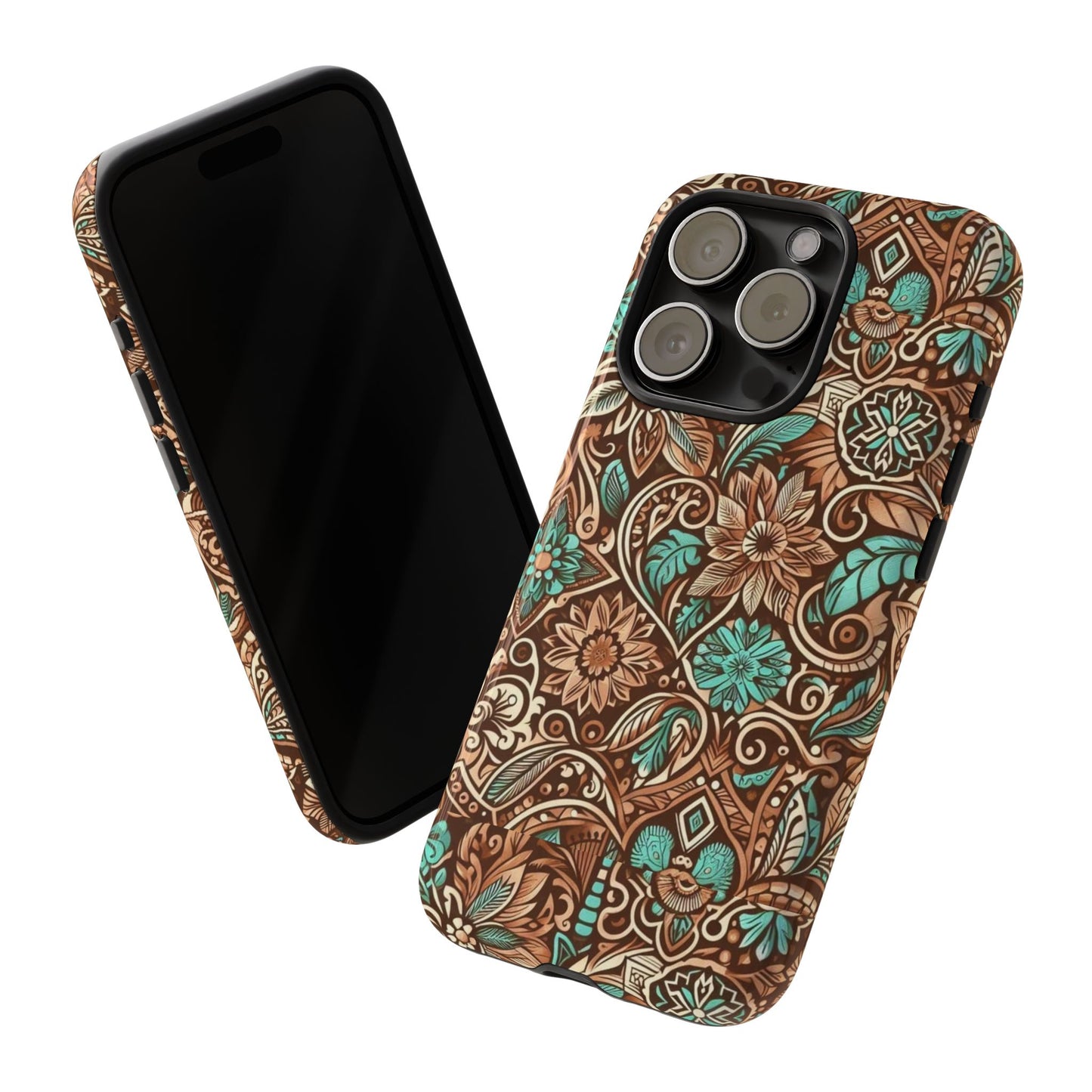 Leather & Turquoise / Tough Cases