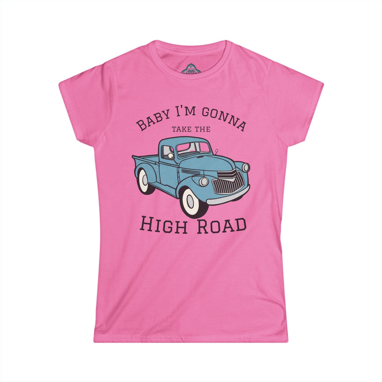 High road & old pickup/ Tshirt
