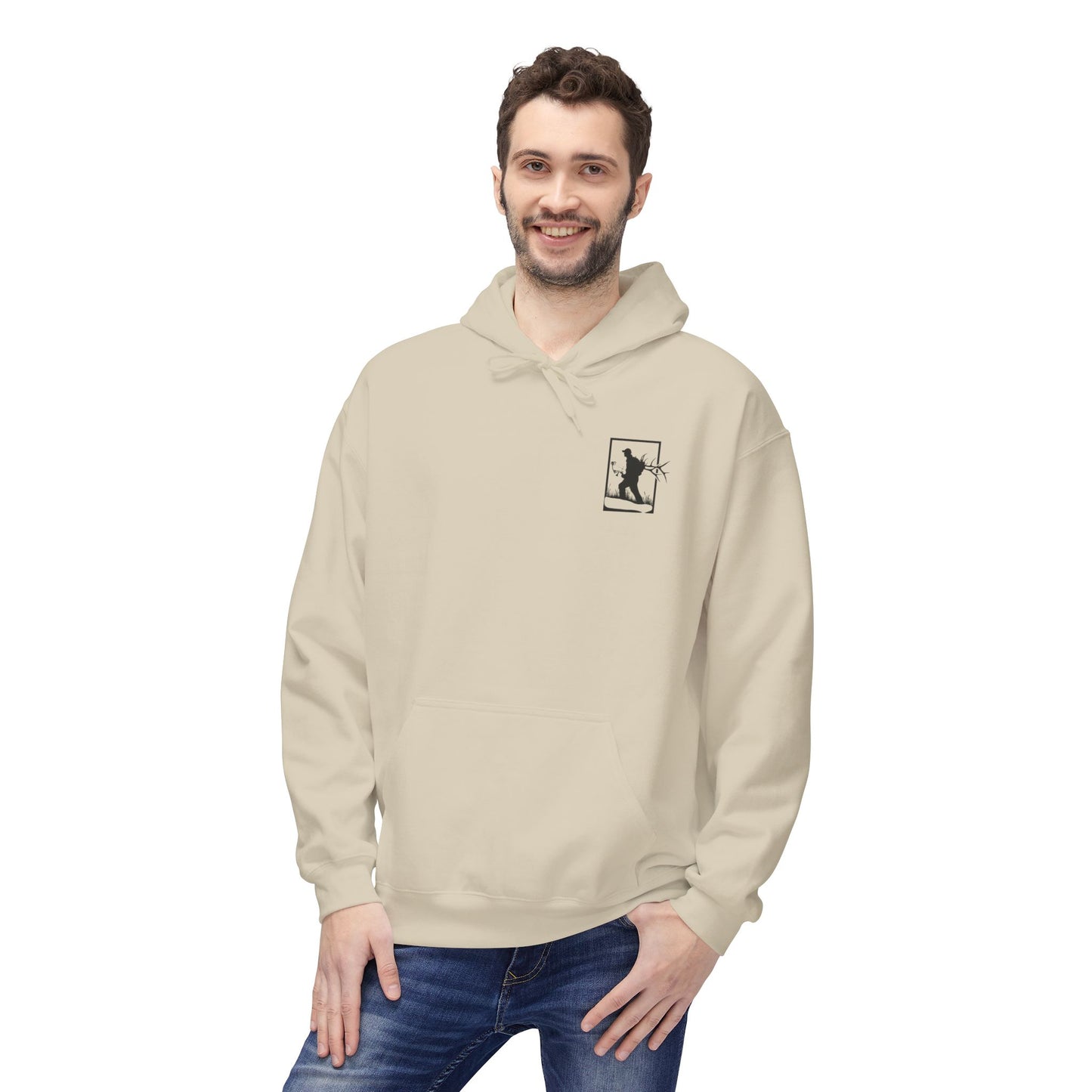 Archery Elk hunter/ Fleece Hoodie