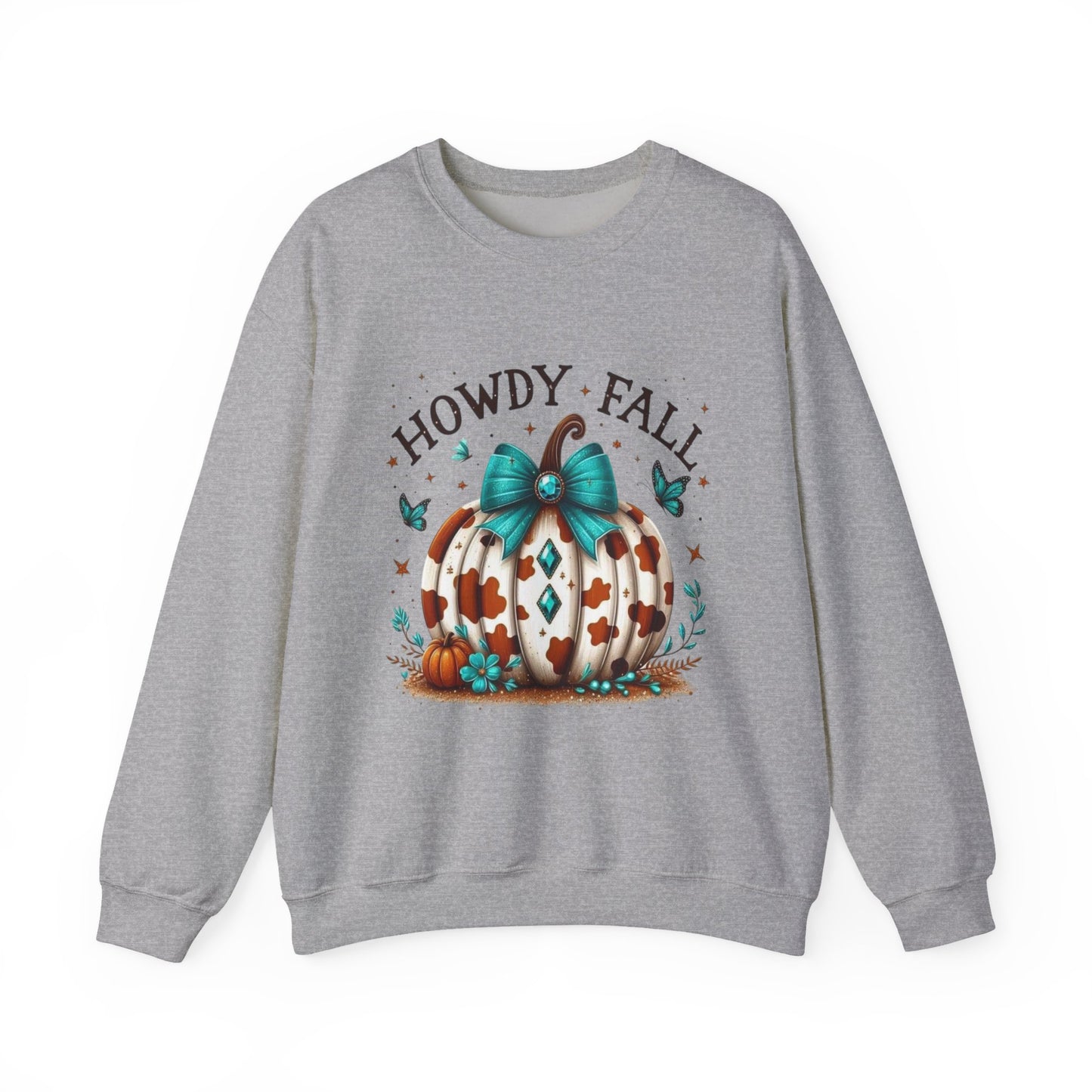 Howdy fall / cow pumpkin sweater