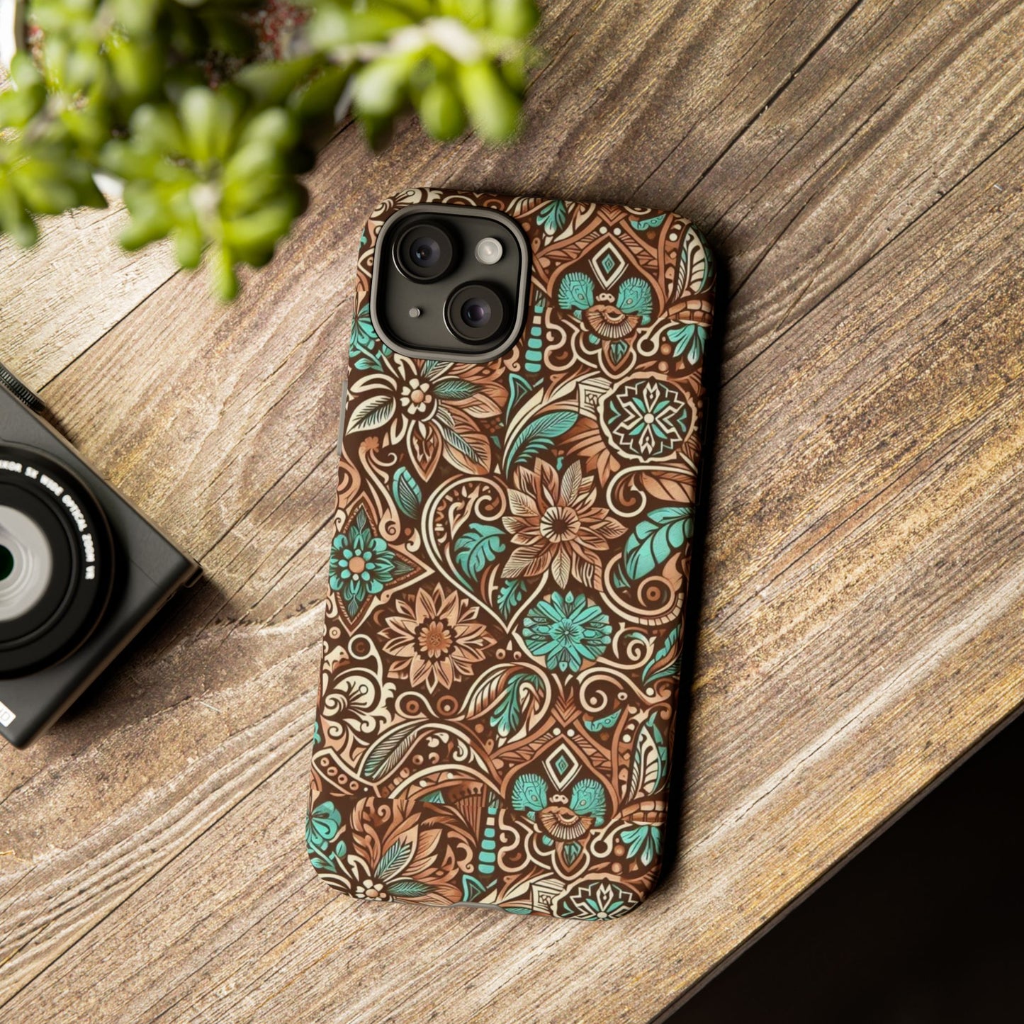 Leather & Turquoise / Tough Cases