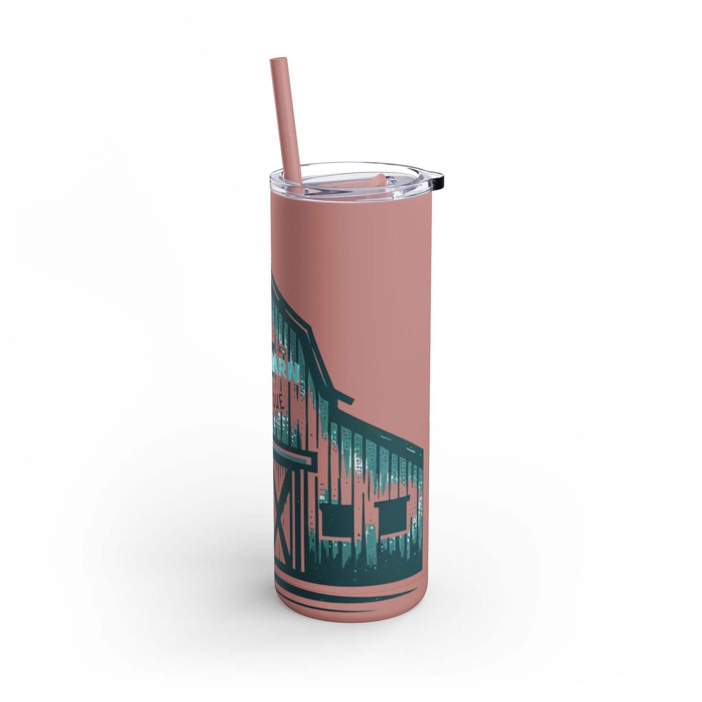 Teal Barn Tumbler, 20oz