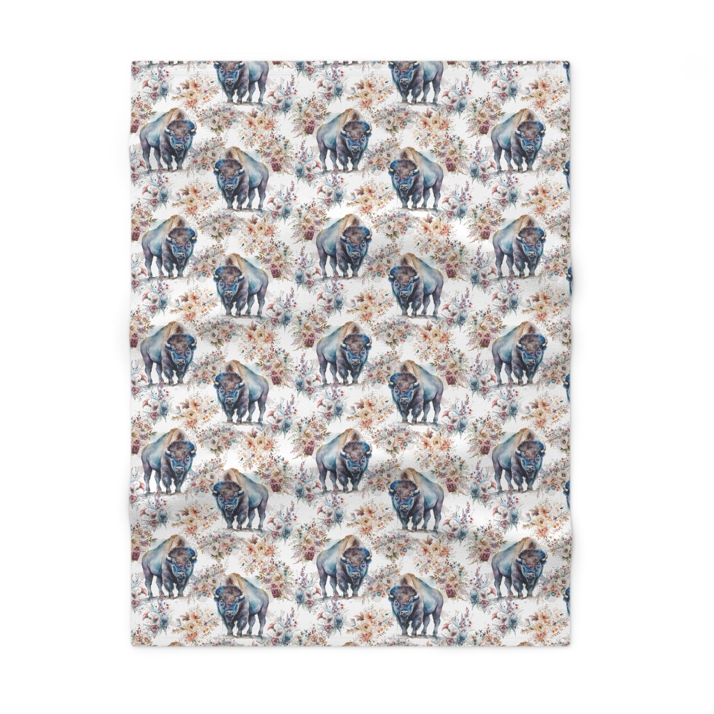 Blue Buffalo Fleece Baby Blanket