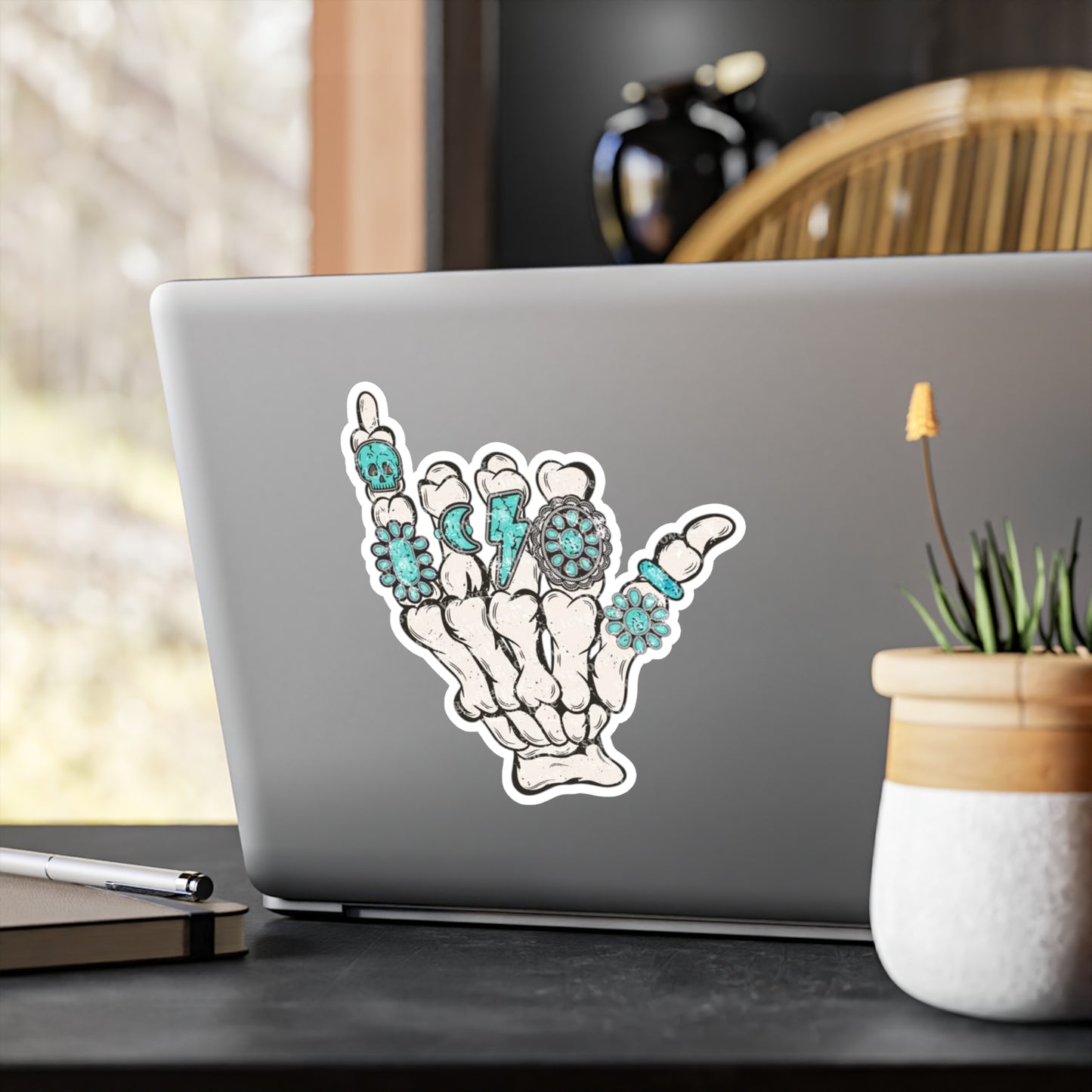 Hang loose turquoise / sticker