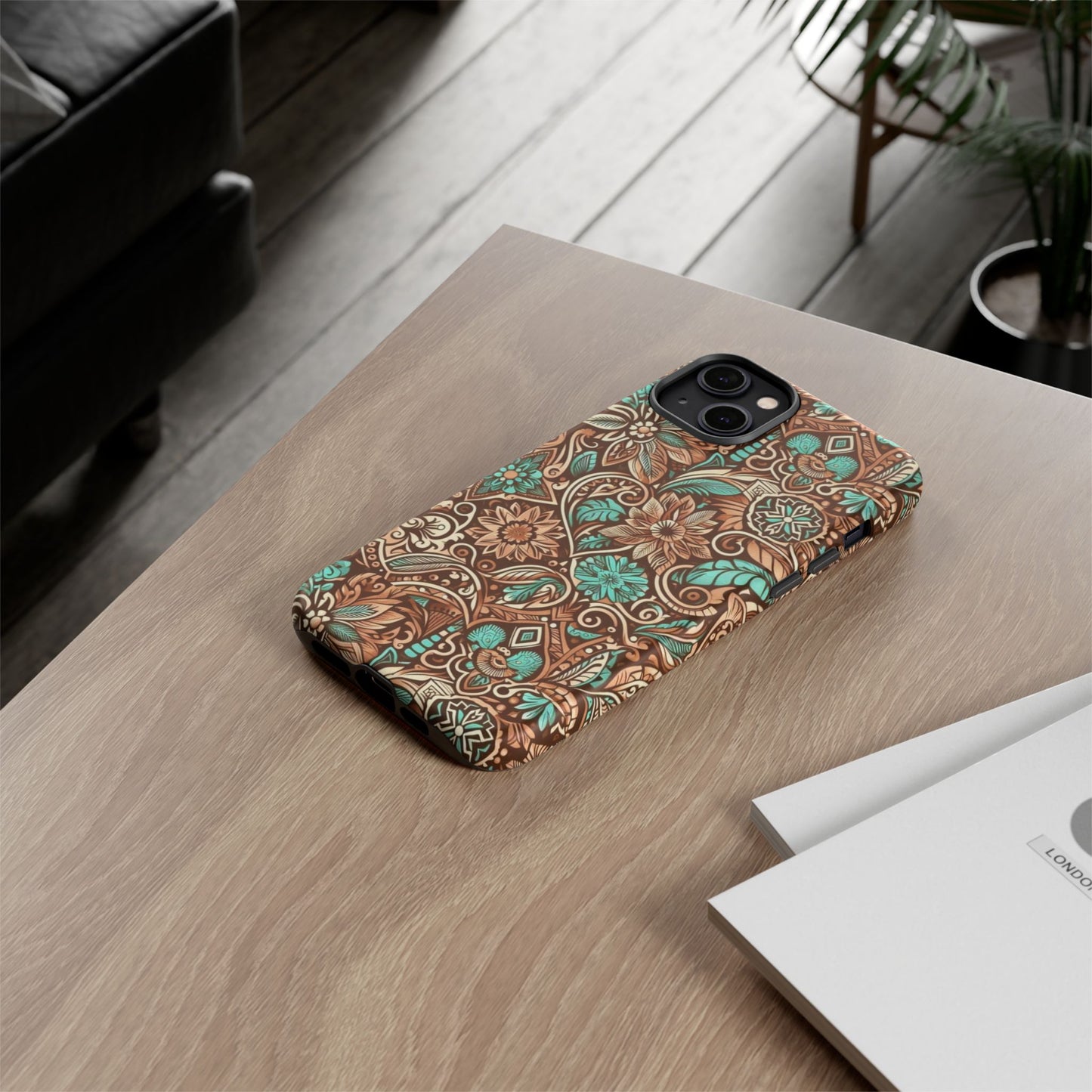 Leather & Turquoise / Tough Cases