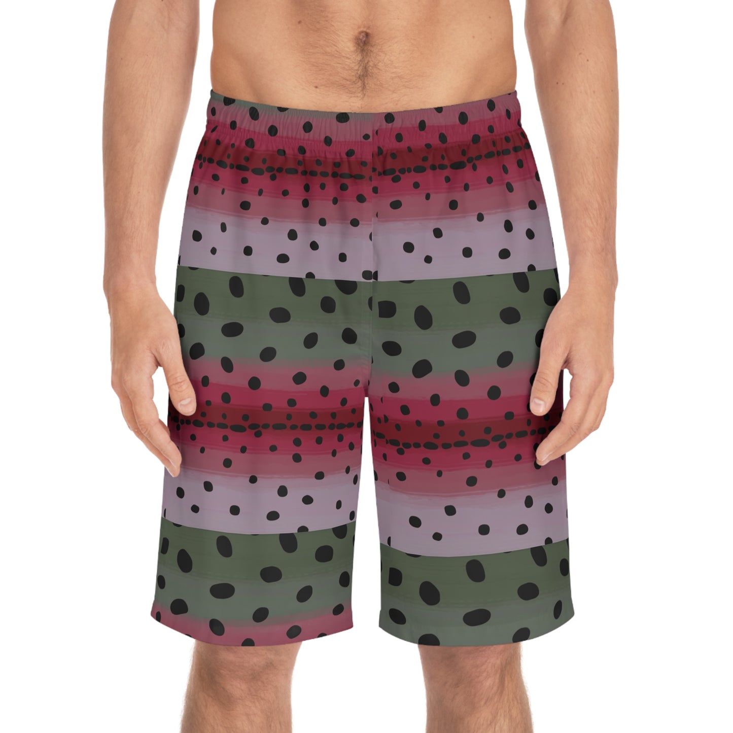 Rainbow trout swim trunks