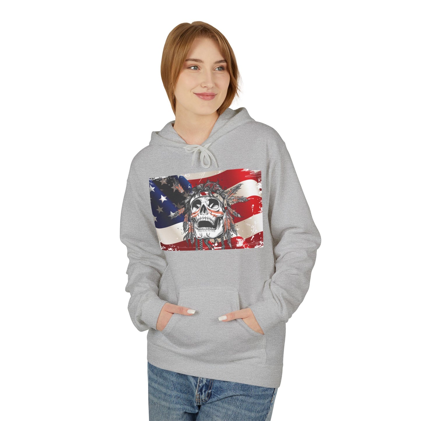 Flag and Skull Hoodie