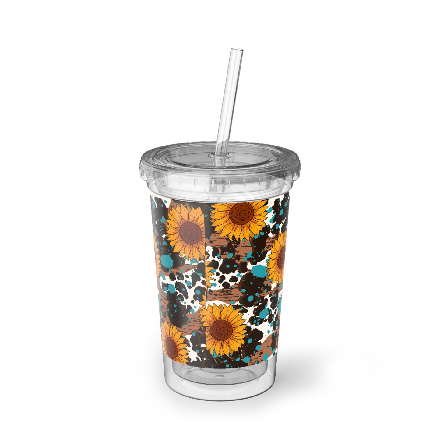 Sunflower Acrylic Cup