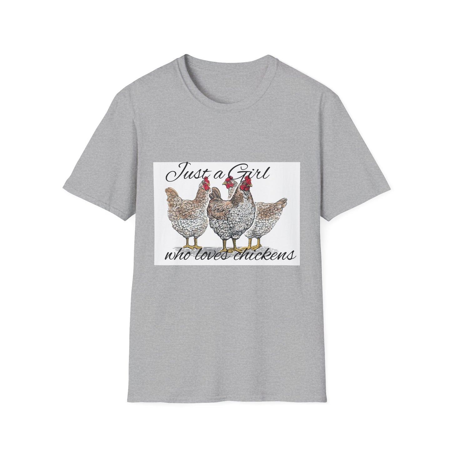 Girl who loves chickens T-shirt