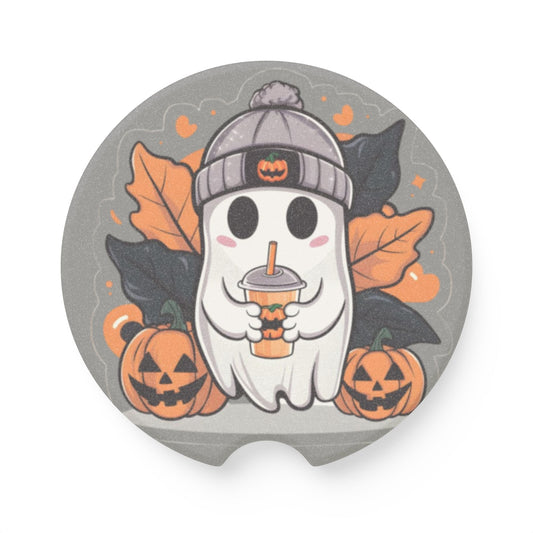 Ghost / Soapstone Car Coaster