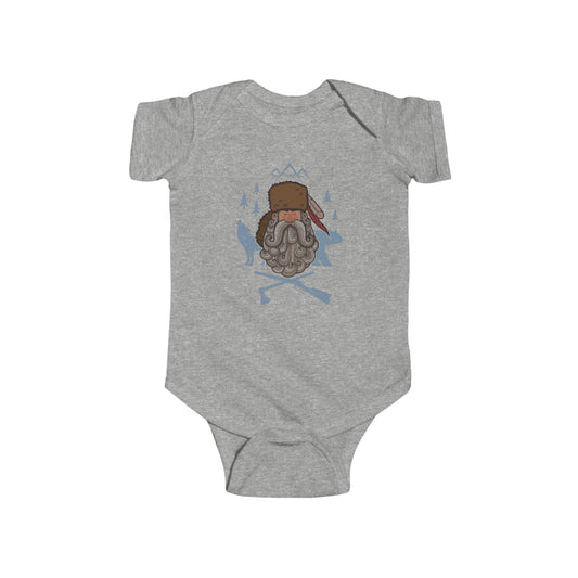 Infant mountain man onesie