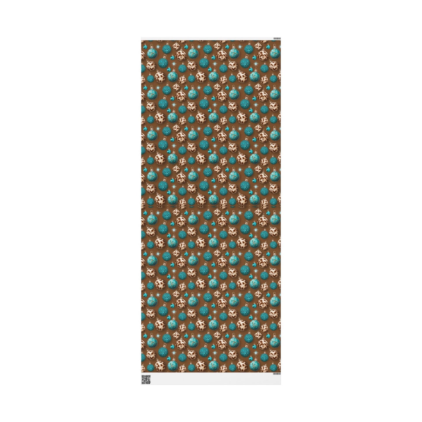 Cowhide & Teal Wrapping Papers