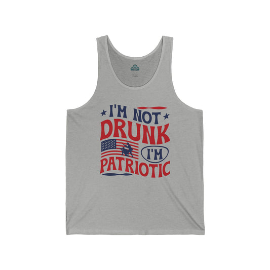 I'm not drunk 4th of July tank top