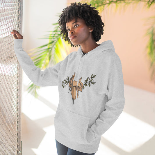 Saddle and vine/ Fleece Hoodie