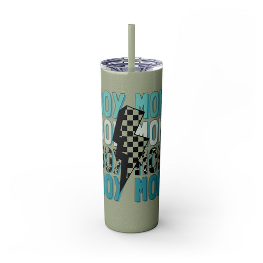Boy Mom / Tumbler with Straw, 20oz