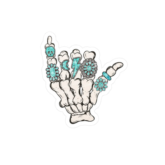 Hang loose turquoise / sticker