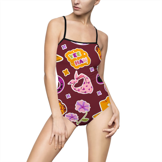 Women's One-piece Swimsuit (AOP)