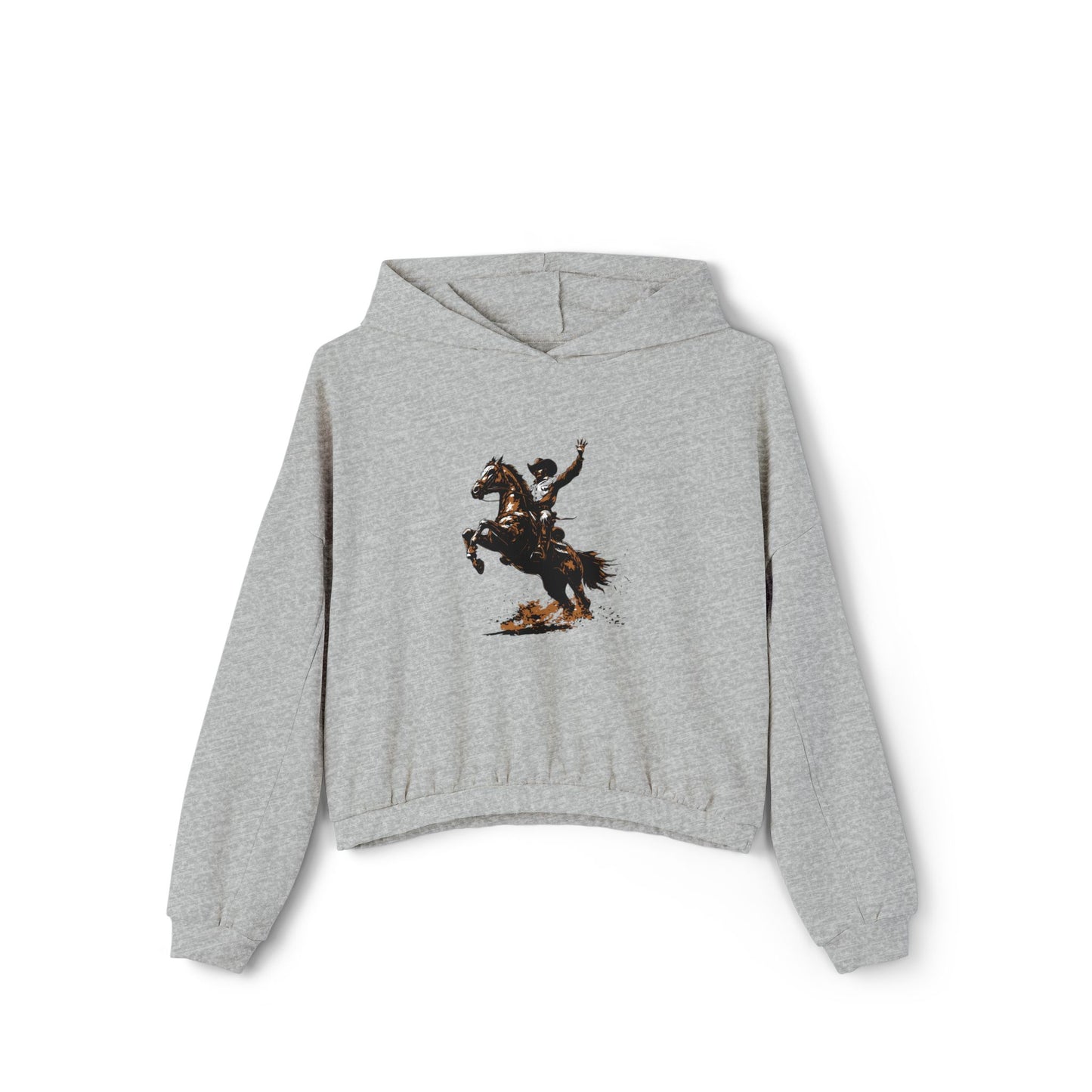 Cowboy &horse-Cinched Bottom Hoodie