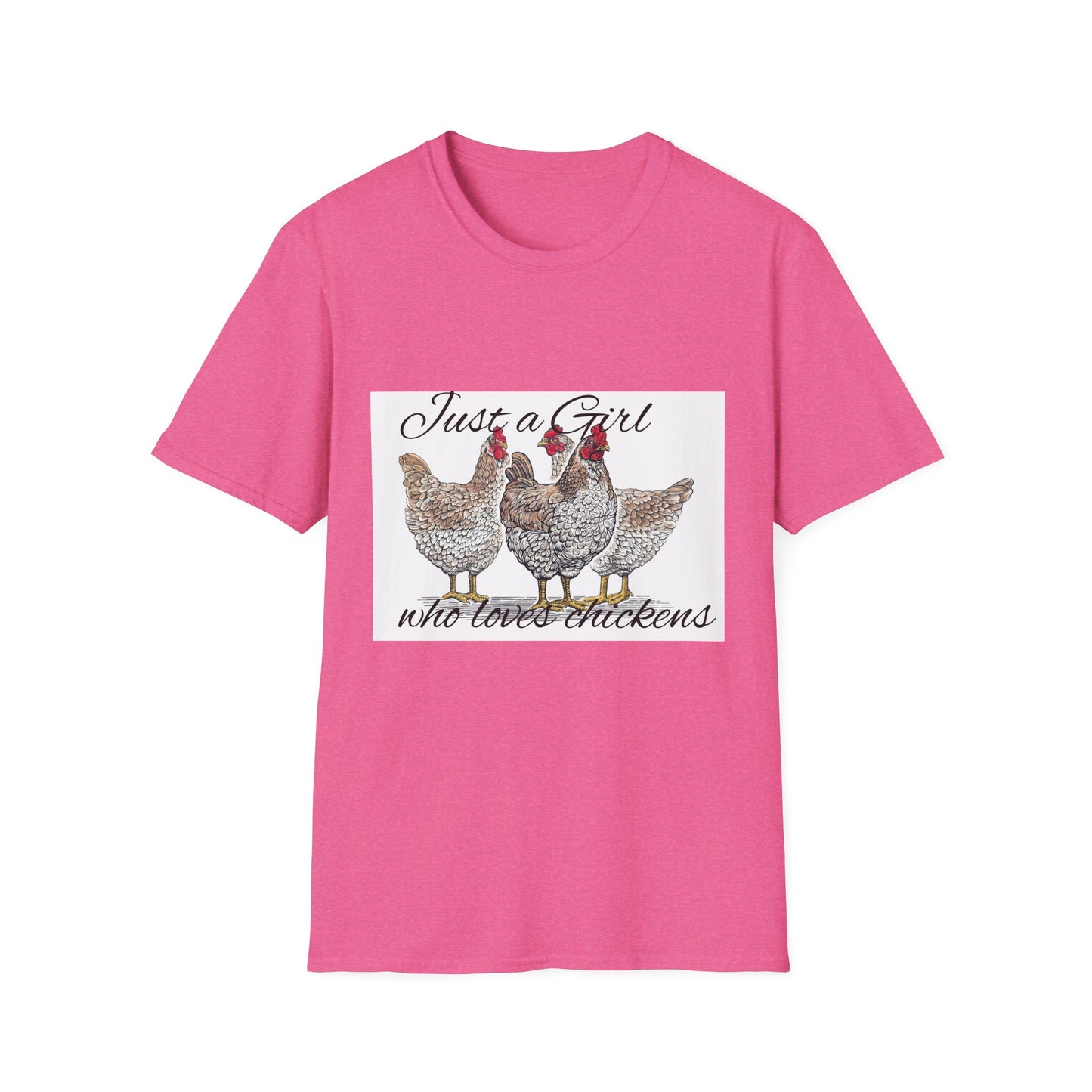 Girl who loves chickens T-shirt