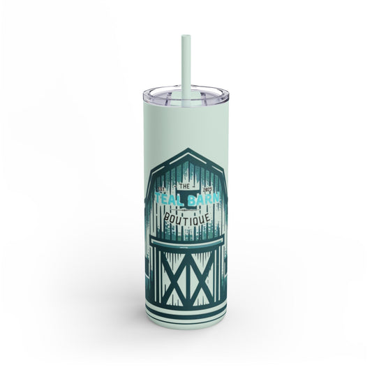 Teal Barn Tumbler, 20oz
