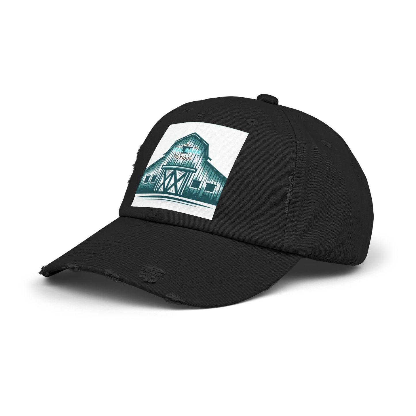 Teal barn logo cap