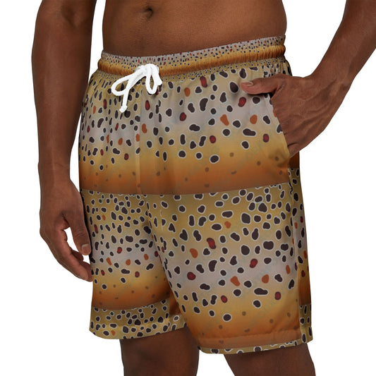 Brown trout/ swim shorts