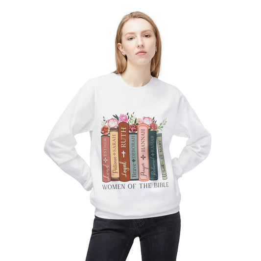 Women of the Bible / Midweight fleece Sweatshirt
