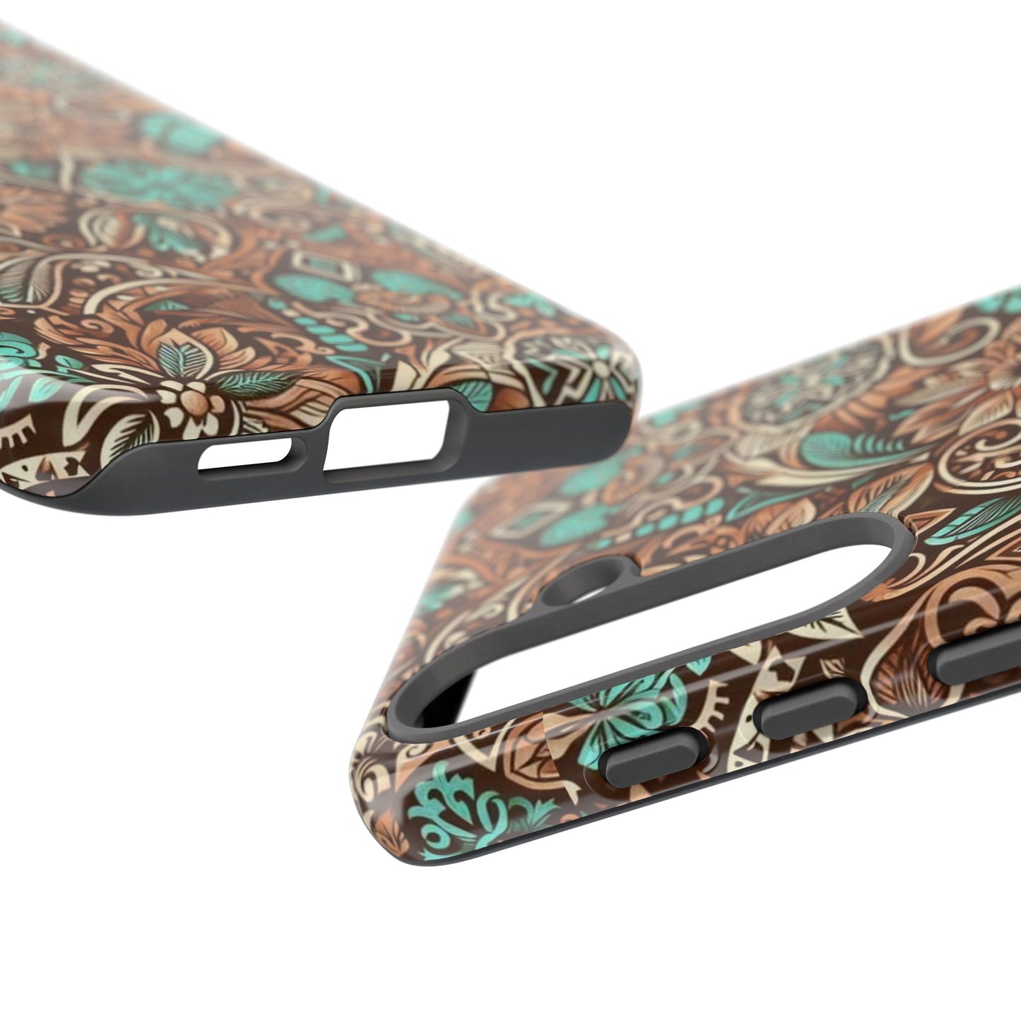 Leather & Turquoise / Tough Cases