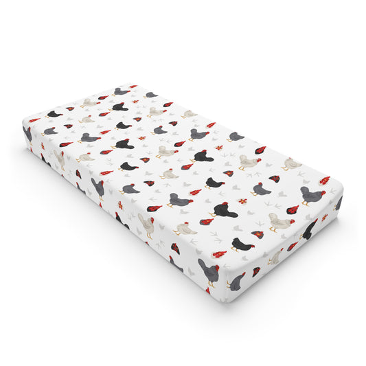 Chicken Baby Changing Pad Cover
