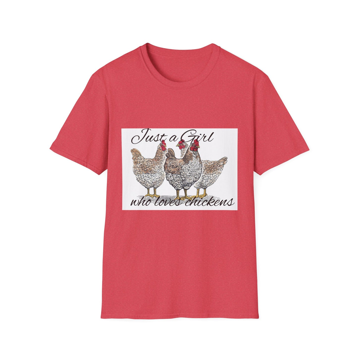 Girl who loves chickens T-shirt
