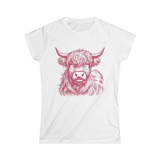 Pink cow Tee