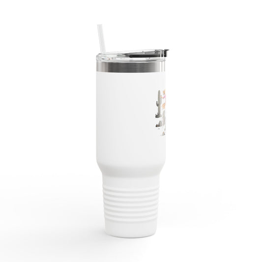 Cowgirl & Stallion/ Travel Mug, 40oz